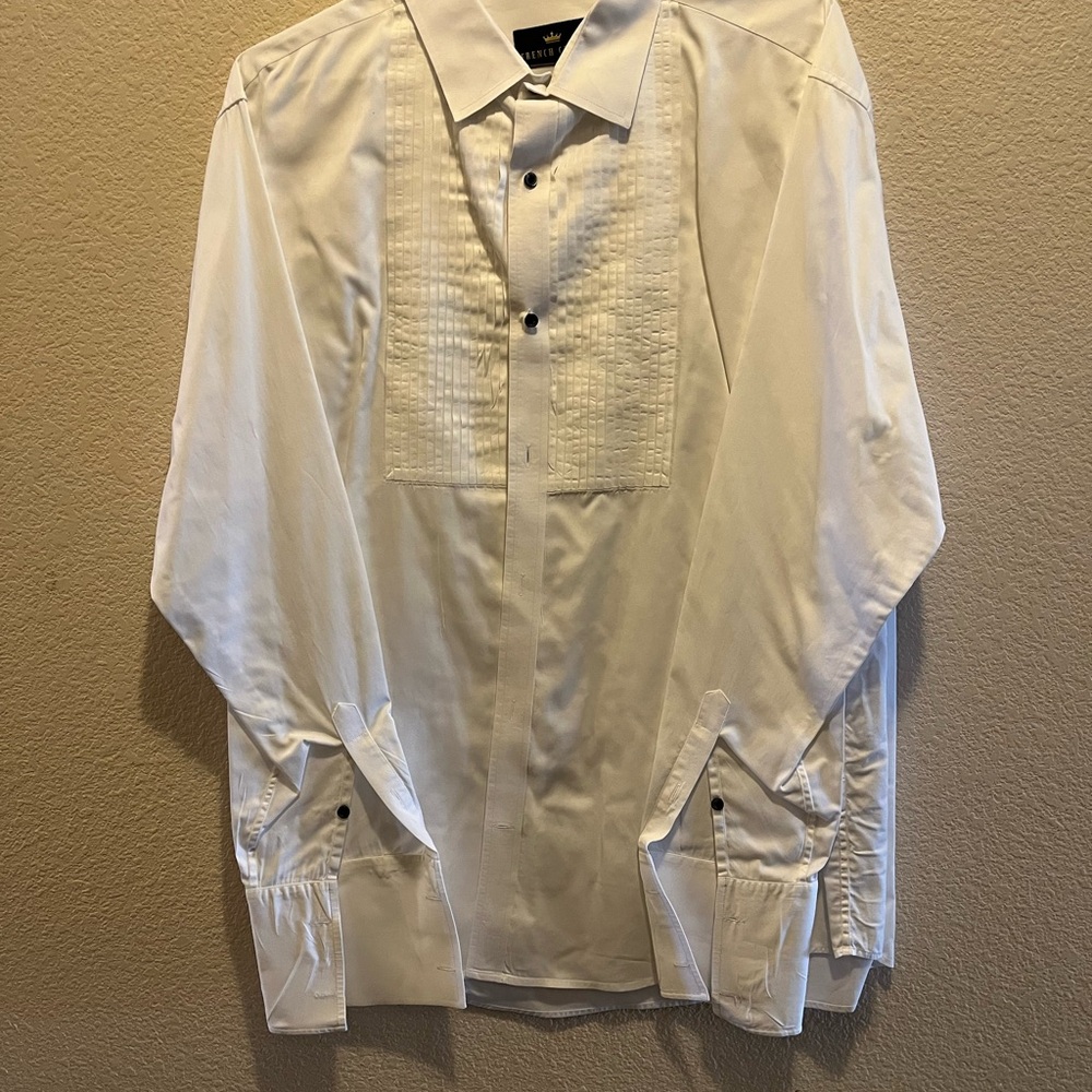 Classic White Tuxedo Shirt